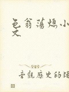 色翁荡熄小说全文
