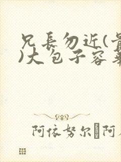 兄长勿近(骨科)大包子容华封面