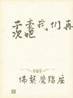 子豪我们再做一次吧