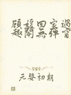 顾媛回家过年笔趣阁无弹窗