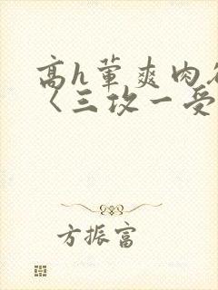 高h荤爽肉欲文〈三攻一受封面