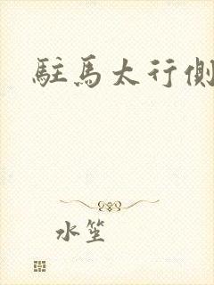 驻马太行侧