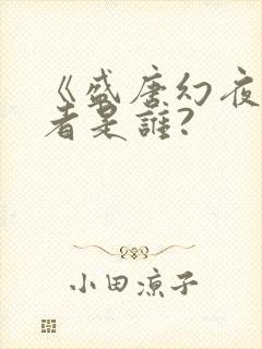《盛唐幻夜》作者是谁?