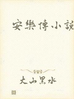 安乐传小说封面