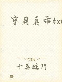 宝贝真乖txt