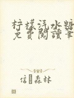 柠檬汽水糖全文免费阅读笔趣阁封面