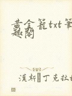黄金笼txt笔趣阁