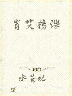 肖艾杨烁封面