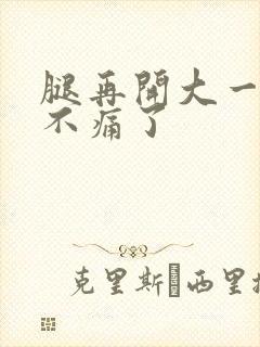 腿再开大一点就不痛了封面