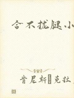 合不拢腿小说