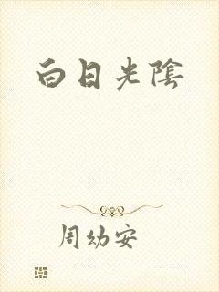 白日光阴封面
