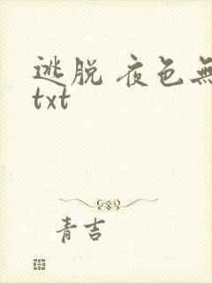 逃脱 夜色无边txt封面