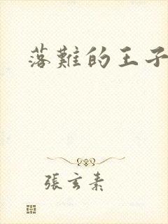 落难的王子封面