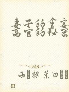 妻子的会客厅 高官的秘密