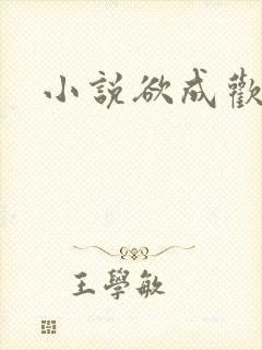 小说欲成欢