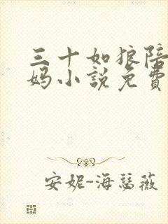 三十如狼陪读妈妈小说免费阅读封面