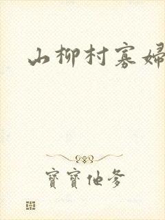 山柳村寡妇情史封面