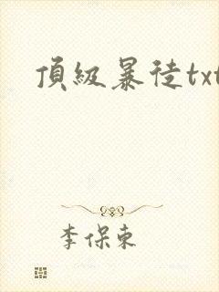 顶级暴徒txt封面