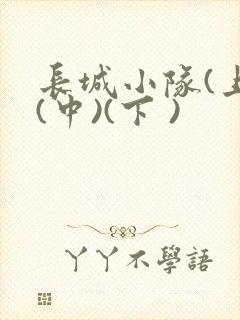 长城小队(上)(中)(下 )