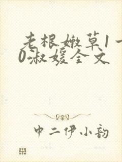 老根嫩草1一40淑媛全文封面