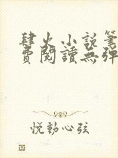 肆火小说笔趣免费阅读无弹窗