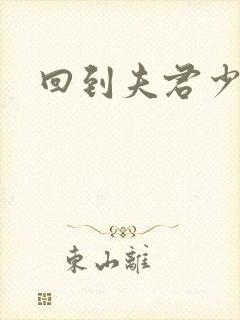 回到夫君少年时