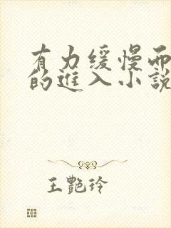 有力缓慢而坚定的进入小说