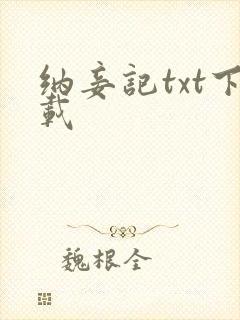 纳妾记txt下载