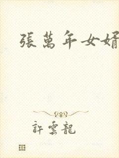 张万年女婿