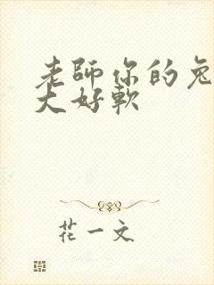 老师你的兔子好大好软