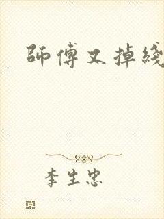 师傅又掉线了封面