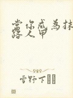 当你成为抹布文路人甲