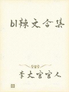 bl辣文合集