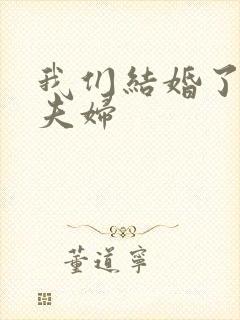 我们结婚了初恋夫妇封面
