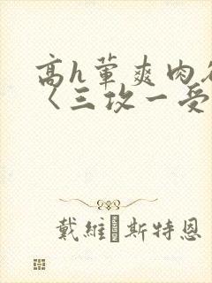 高h荤爽肉欲文〈三攻一受