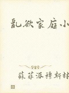 乱欲家庭小说封面