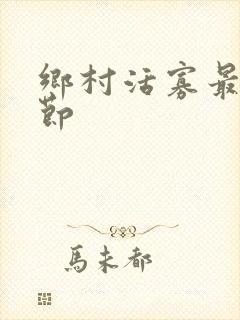 乡村活寡最新章节