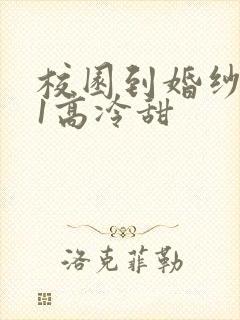 校园到婚纱1V1高冷甜