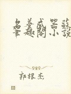 名养成器苏沫沫笔趣阁小说封面