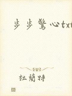 步步惊心txt封面