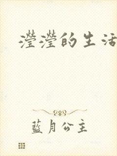 滢滢的生活日记封面
