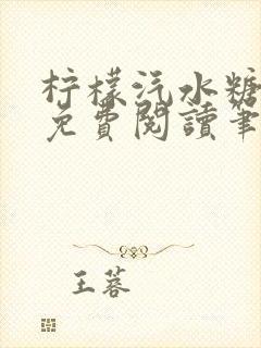 柠檬汽水糖全文免费阅读笔趣阁