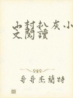 山村扒灰小说全文阅读