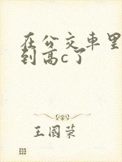 在公交车里c弄到高c了