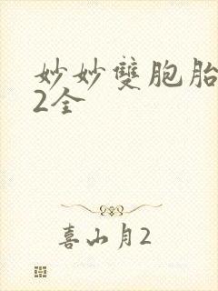 妙妙双胞胎1-2全封面
