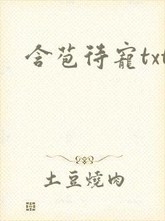 含苞待宠txt封面