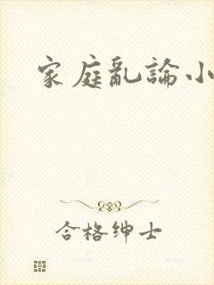 家庭乱论小说