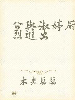 公与淑婷厨房猛烈进出