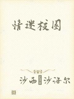 情迷校园封面