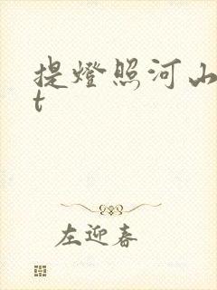 提灯照河山txt封面